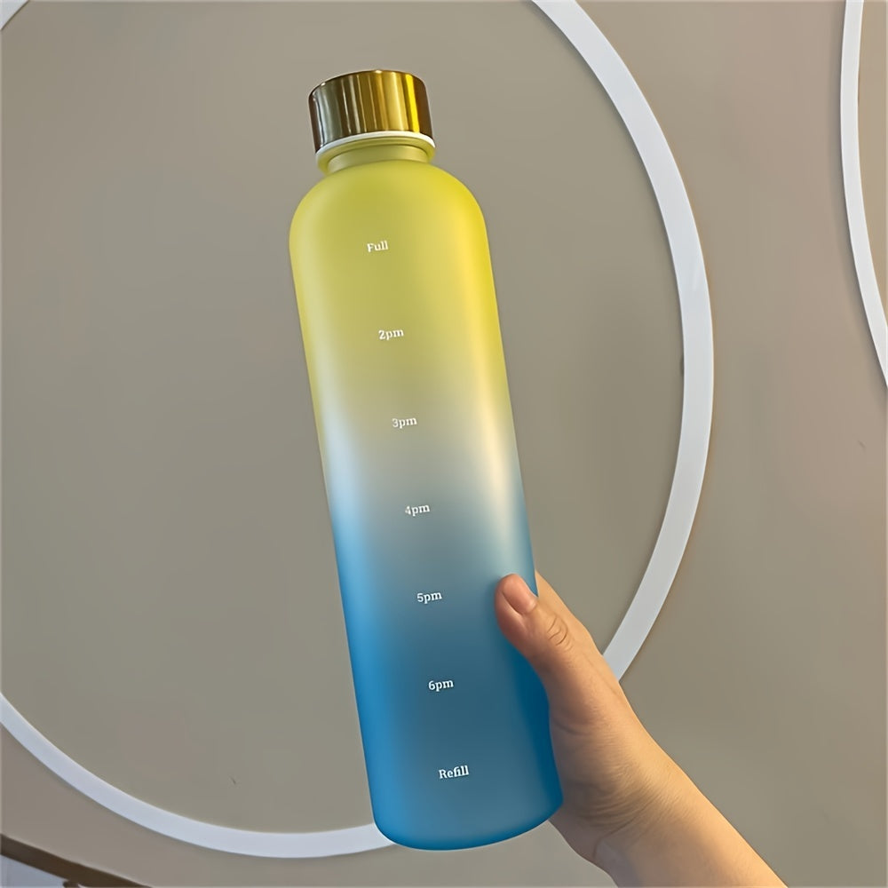 Bouteille de sport 1000 ml à dégradé de couleurs