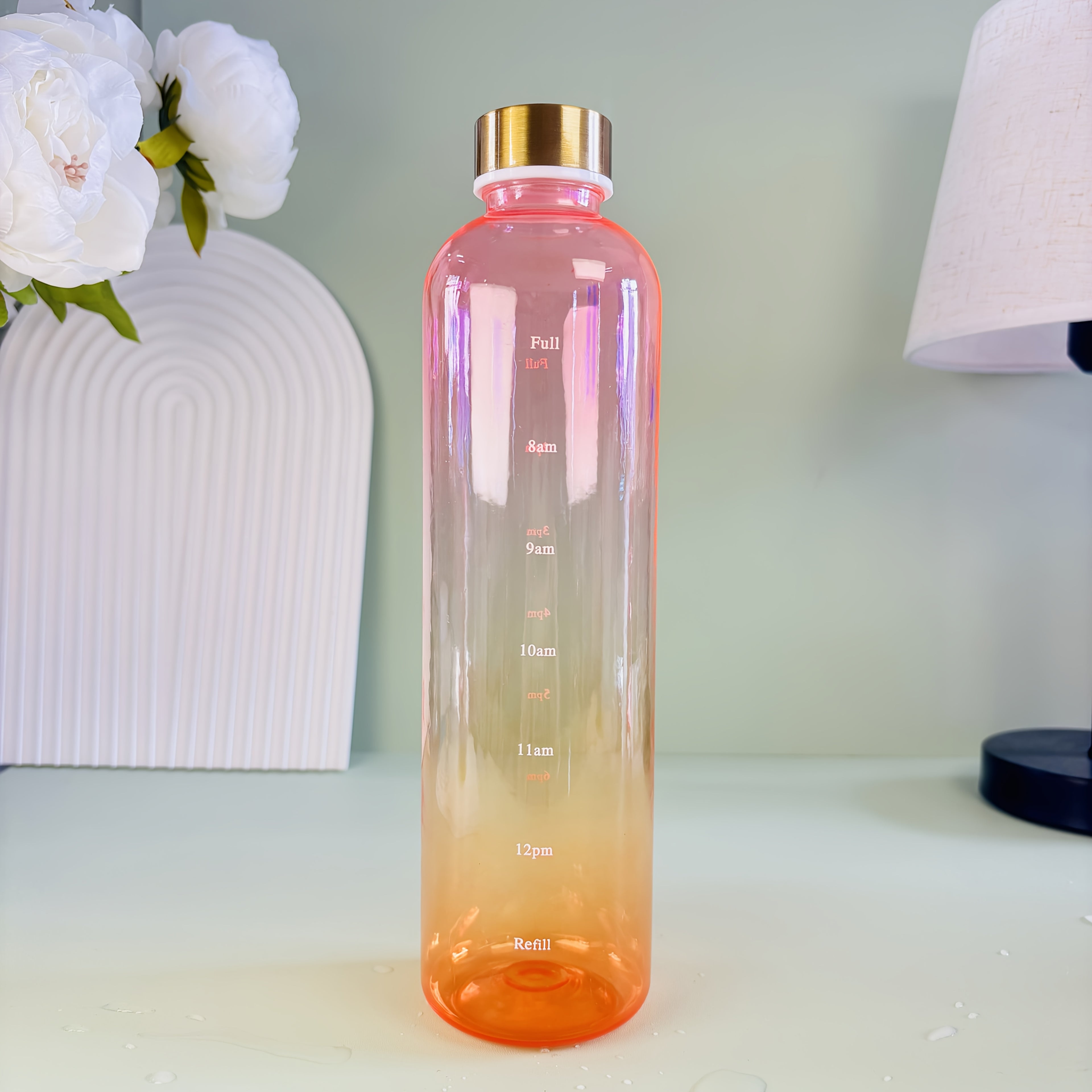 Bouteille de sport 1000 ml à dégradé de couleurs