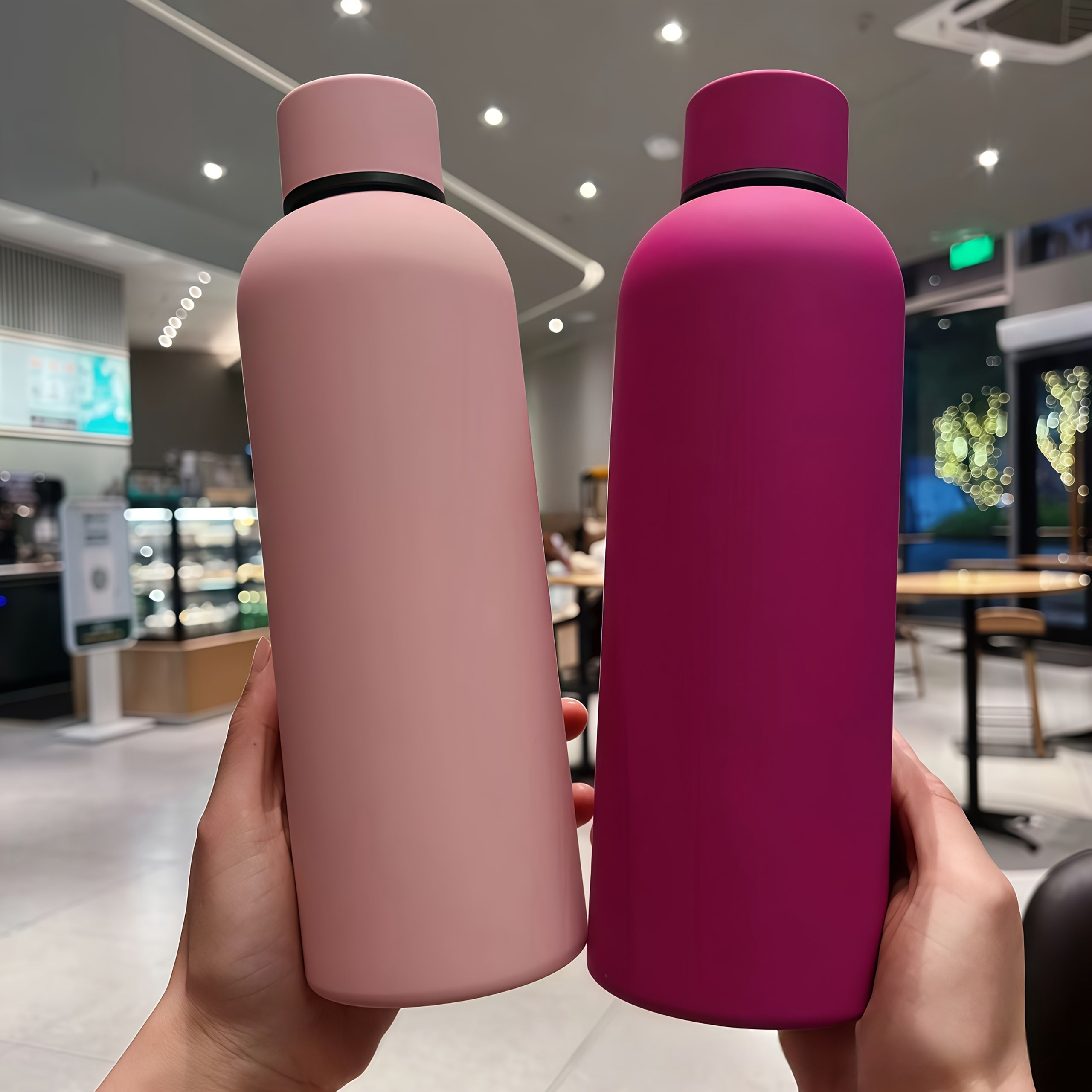 bouteille de sport en acier inoxydable durable