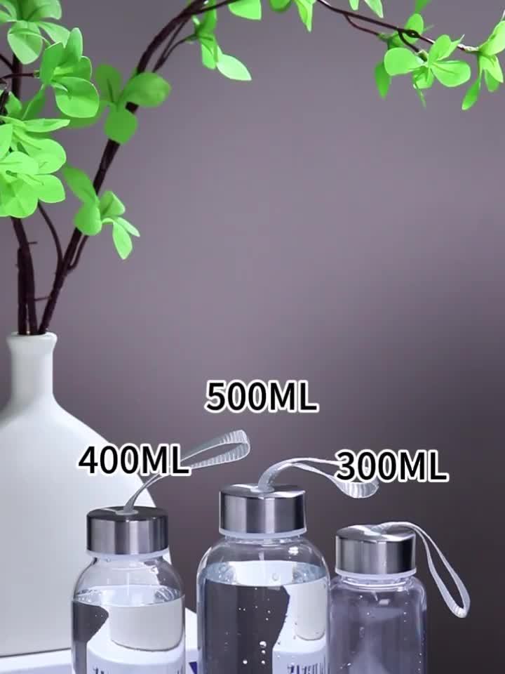 Gourde sportive transparente : portable, pratique et réutilisable