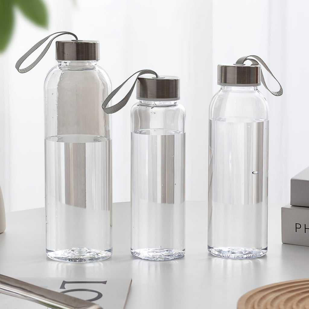 Gourde sportive transparente : portable, pratique et réutilisable