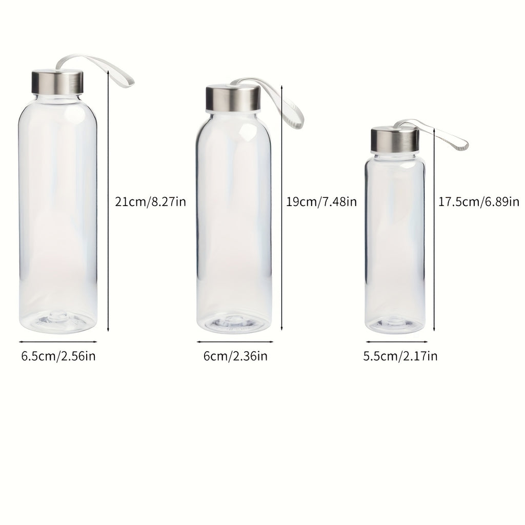Gourde sportive transparente : portable, pratique et réutilisable