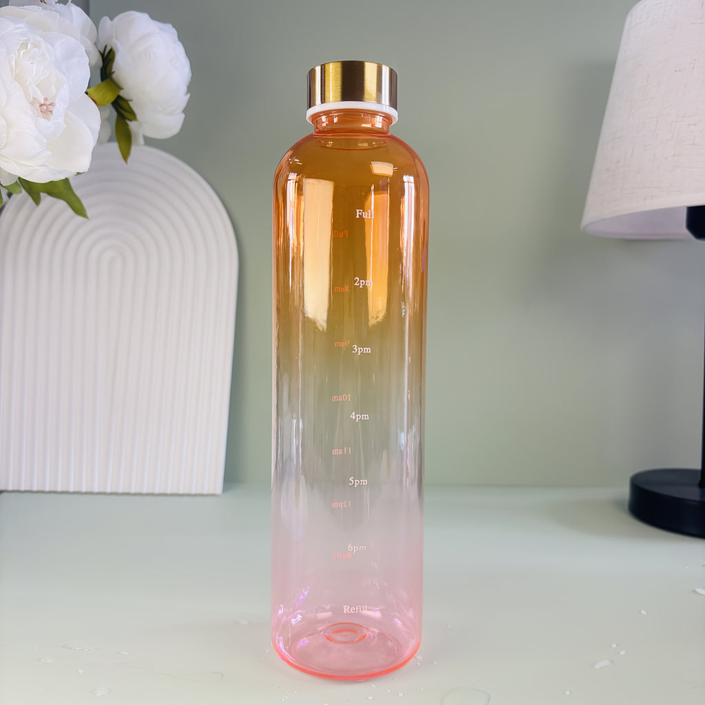 Bouteille de sport 1000 ml à dégradé de couleurs