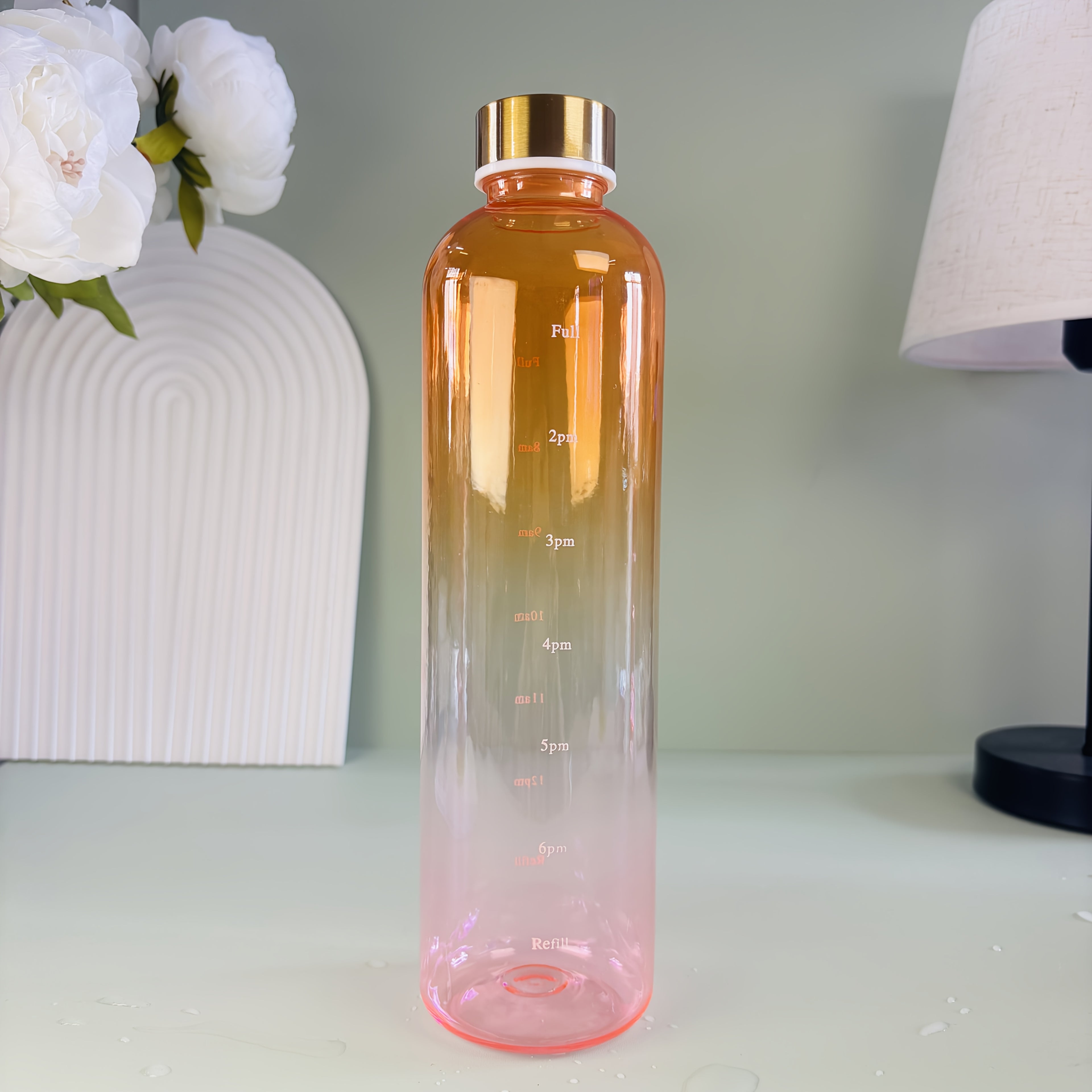 Bouteille de sport 1000 ml à dégradé de couleurs