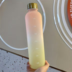 Bouteille de sport 1000 ml à dégradé de couleurs