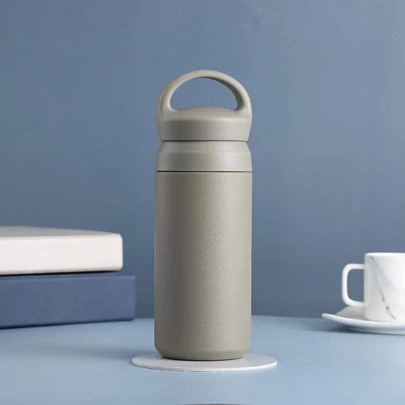 Bouteille Isotherme en Acier Inoxydable Gris