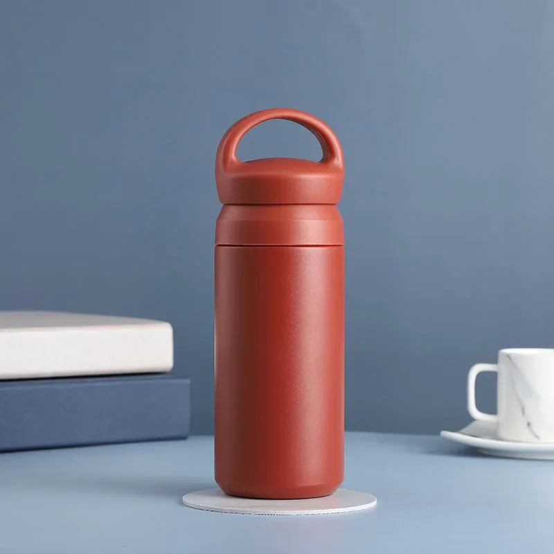 Bouteille Isotherme en Acier Inoxydable rouge