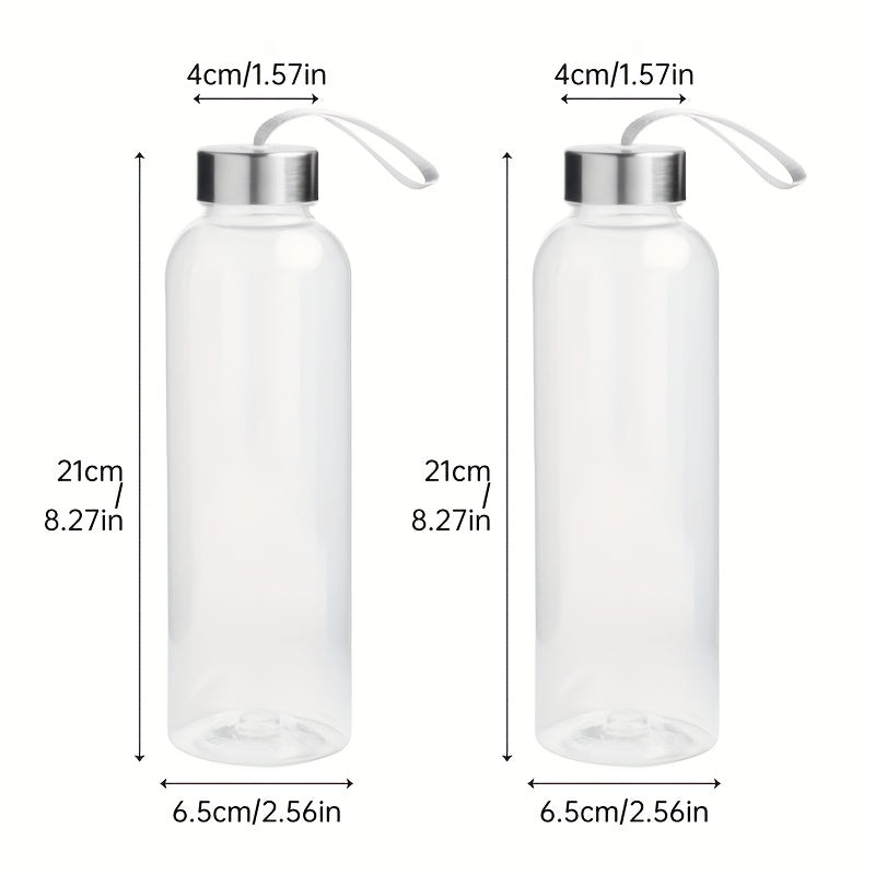 Gourde sportive transparente : portable, pratique et réutilisable