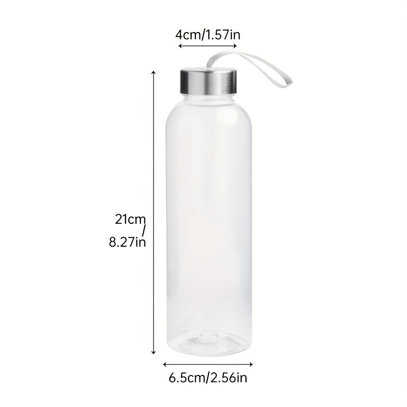 Gourde sportive transparente : portable, pratique et réutilisable