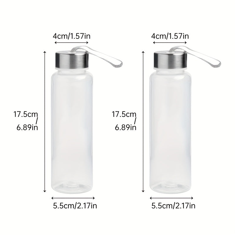 Gourde sportive transparente : portable, pratique et réutilisable