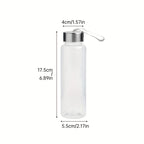 Gourde sportive transparente : portable, pratique et réutilisable