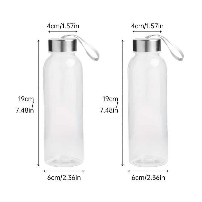 Gourde sportive transparente : portable, pratique et réutilisable